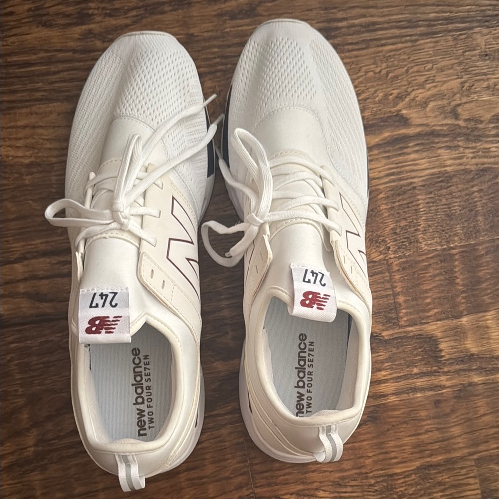 New Balance White Sneakers Classic Minimalist Design